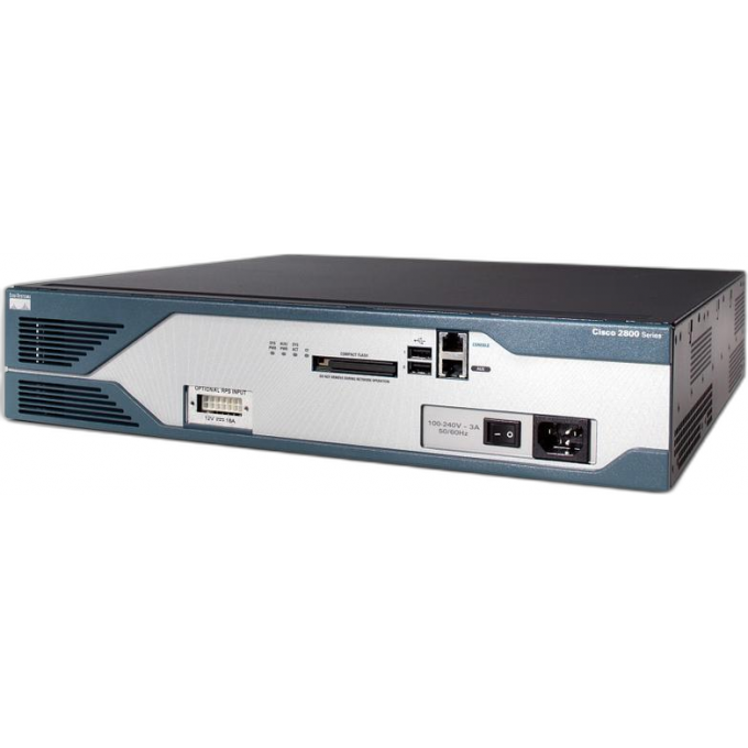 Маршрутизатор CISCO Металл Настольный 2821-SRST/K9