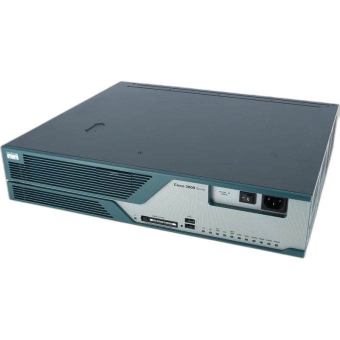 Маршрутизатор CISCO Металл Настольный 3825-HSEC/K9