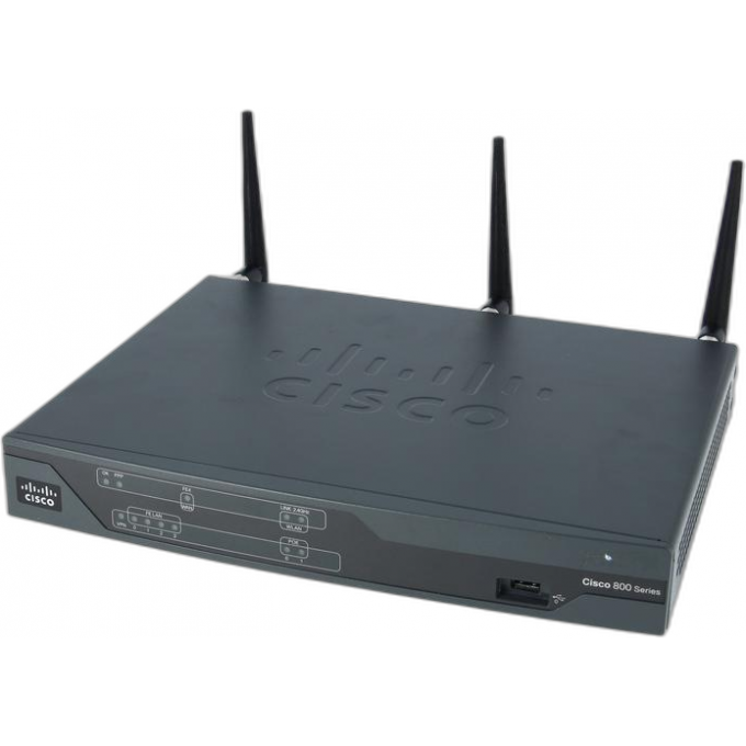 Маршрутизатор CISCO Металл Настольный 887W-GN-A-K9