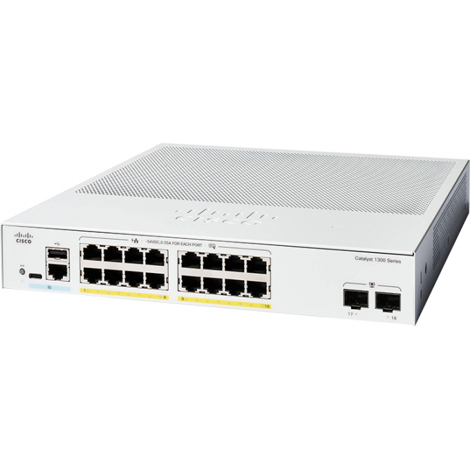 Коммутатор CISCO Catalyst Металл В стойку 19 C1200-24FP-4X