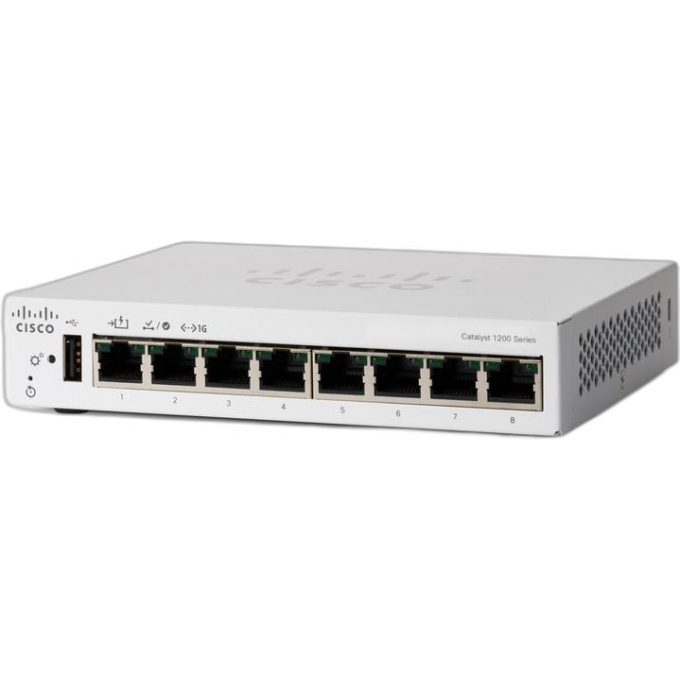 Коммутатор CISCO Catalyst Металл В стойку 19 C1200-8T-D