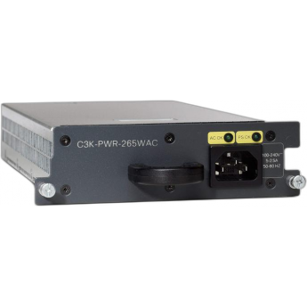 Блок электропитания C3K-PWR-265WAC= 1 Пластик, металл CISCO Блок электропитания C3K-PWR-265WAC= 1 Пластик, металл CISCO