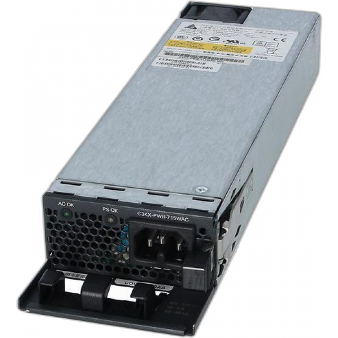 Блок электропитания 19,64 мм пластик, металл CISCO C3KX-PWR-1100WAC/2