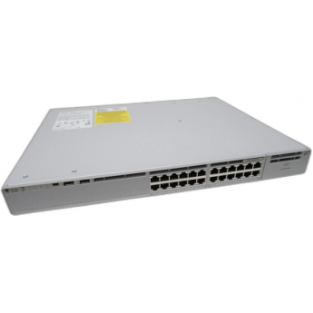 Коммутатор CISCO Catalyst, 24 x GE, Network Advantage C9300-24T-A Металл В стойку 19