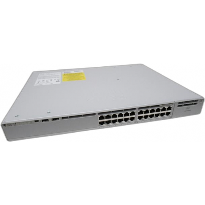 Коммутатор CISCO Catalyst, 24 x GE, Network Advantage Металл В стойку 19 C9300-24T-A