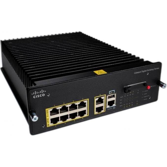 Коммутатор CISCO Catalyst Digital Building, 8 x FE, POE+ CDB-8P Металл В стойку 19 CATALYST-DIGITAL-BUILDING,-8-X-FE,-POE+-CDB-8P