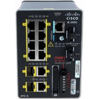 Коммутатор CISCO IE-2000-8TC-L Металл В стойку 19