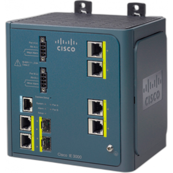 Коммутатор CISCO IE-3000-4TC-E Металл В стойку 19