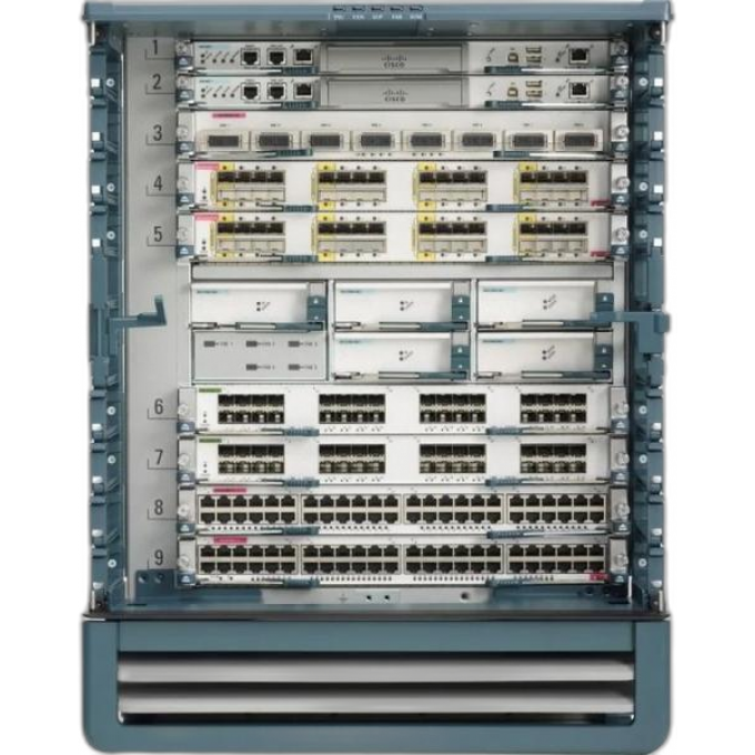 Коммутатор CISCO металл в стойку 19 N7K-C7009-SBUN-P1=