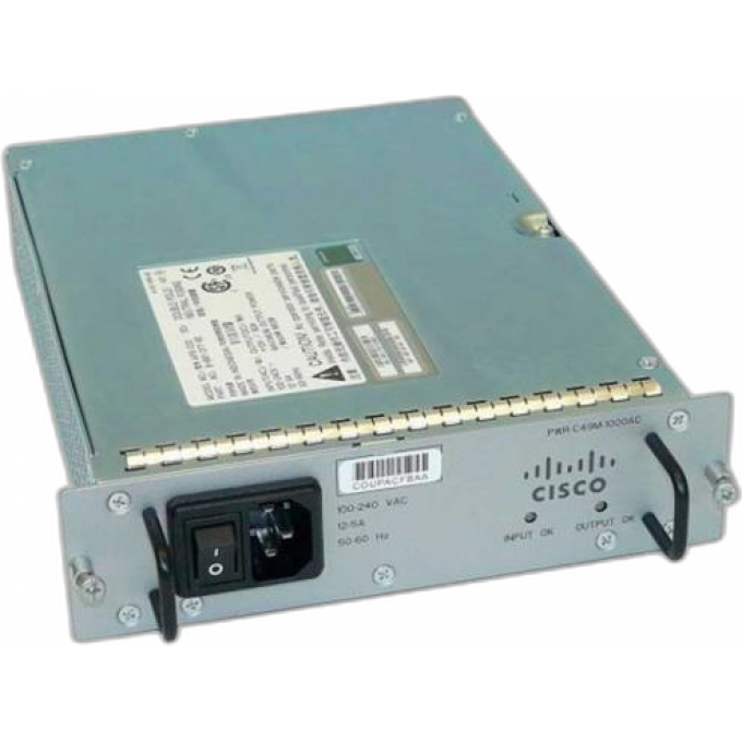 Блок электропитания CISCO пластик, металл IP20 PWR-C49M-1000AC=