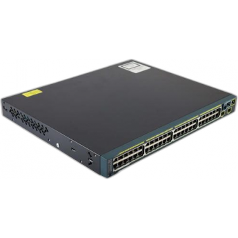 Коммутатор CISCO Catalyst, 48 x FE, 2 x GE, LAN Base WS-C2960-48TT-L Металл в стойку 19
