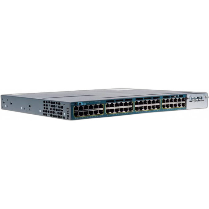 Коммутатор CISCO Catalyst, 48 x GE (PoE), IP Base Металл В стойку 19 WS-C3560X-48PF-S