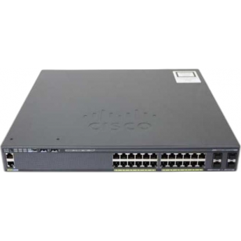 Коммутатор CISCO Catalyst, 48 x GE (24 x PoE+), 4 x SFP+, LAN Base WS-C3650-48PQ-L Металл В стойку 19