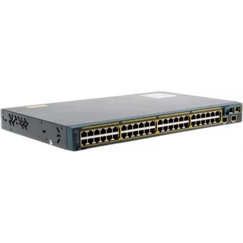 Коммутатор CISCO Catalyst, 48 x GE, 4 x 1G SFP, IP Services WS-C3650-48TS-E Металл В стойку 19