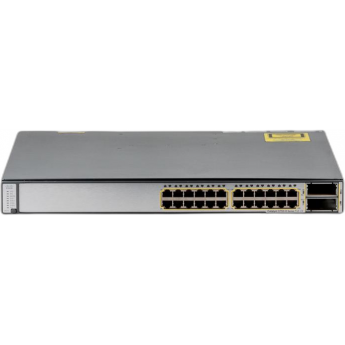 Коммутатор CISCO Catalyst WS-C3750E-24TD-S Металл В стойку 19