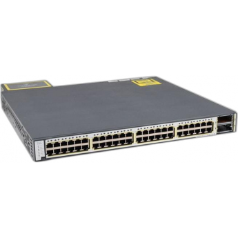 Коммутатор CISCO Catalyst WS-C3750E-48PD-E Металл В стойку 19
