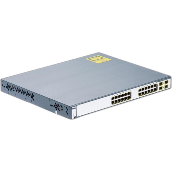 Коммутатор CISCO Catalyst Металл В стойку 19 WS-C3750G-24T-S