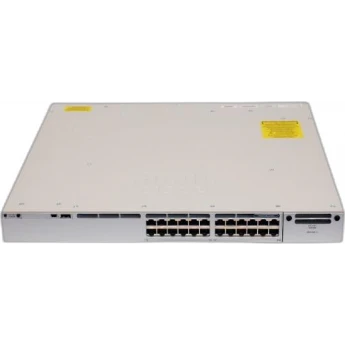 Коммутатор CISCO Catalyst, 24 x GE (PoE+), LAN Base WS-C3850R-24T-L Металл В стойку 19