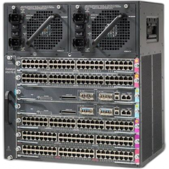 Коммутатор CISCO Catalyst, 96 x GE, 4 x SFP+ WS-C4510RE-S7+96V+ Металл В стойку 19 Коммутатор CISCO Catalyst, 96 x GE, 4 x SFP+ WS-C4510RE-S7+96V+ Металл В стойку 19