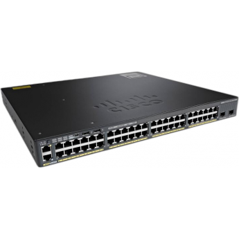 Коммутатор CISCO Catalyst, 48 x GE, 4 x SFP+, AC, Enterprise Services WS-C4948E-E Металл В стойку 19