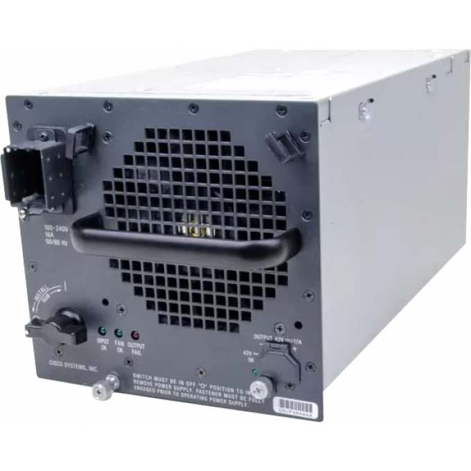 Блок электропитания CISCO 16 А Пластик, металл WS-CAC-3000W=